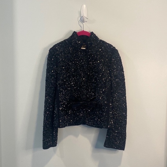 Moschino sequin bow blazer jacket US 8 - Picture 3 of 5